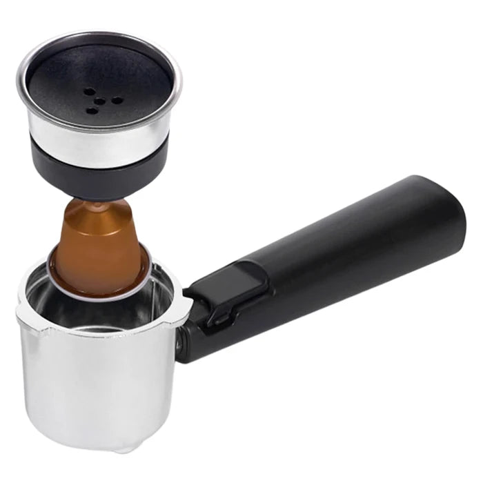 Cafetera nарро 9 en 1 Espresso Barista Craft 1350W Bomba Italiana 20BAR, Calentamiento Rápido Thermoblock, Depósito Leche 0.5L Depósito Agua 1,5L Panel Táctil, para Café de Filtro y Cápsulas de Nespresso