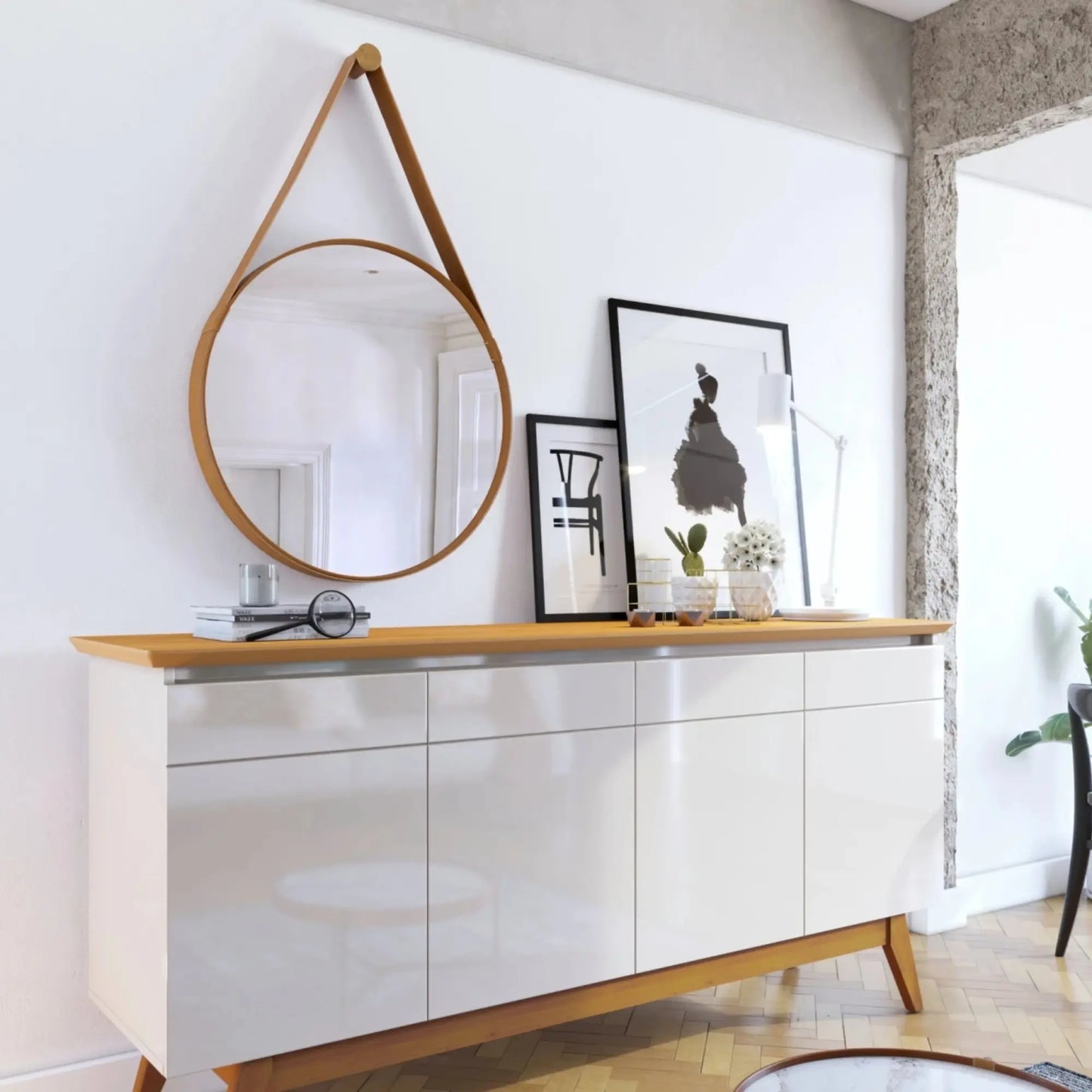 Espejo Aqua Línea Manhattan 80 cm